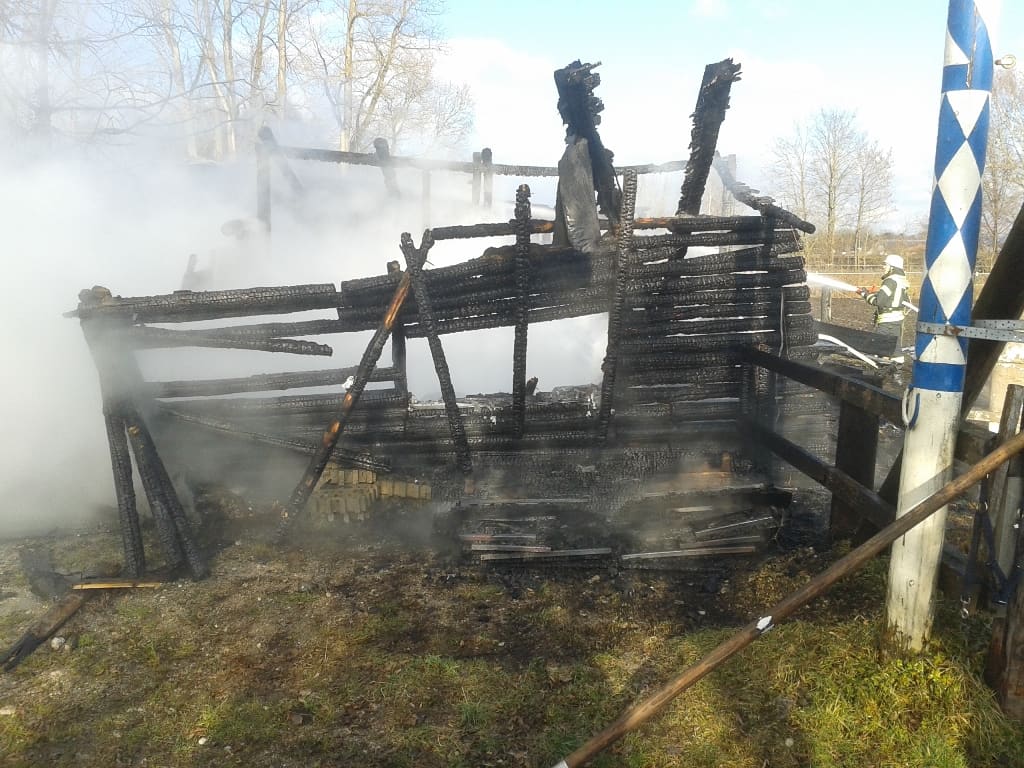 Brandeinsatz in Eicherloh, Foto 1