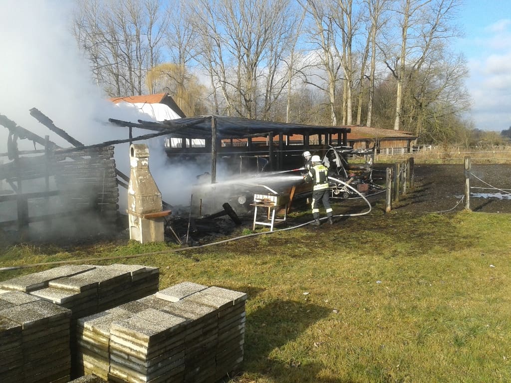 Brandeinsatz in Eicherloh, Foto 2