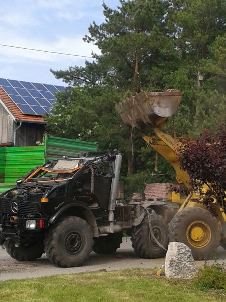 THL-Verkehrsunfall mit Unimog in Eicherloh, Foto 2