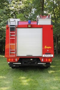 Das LF 8/6 von hinten