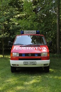 Der VW-Transporter von vorn
