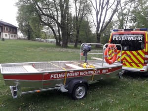 Das Schubboot RTB 1 von der Seite